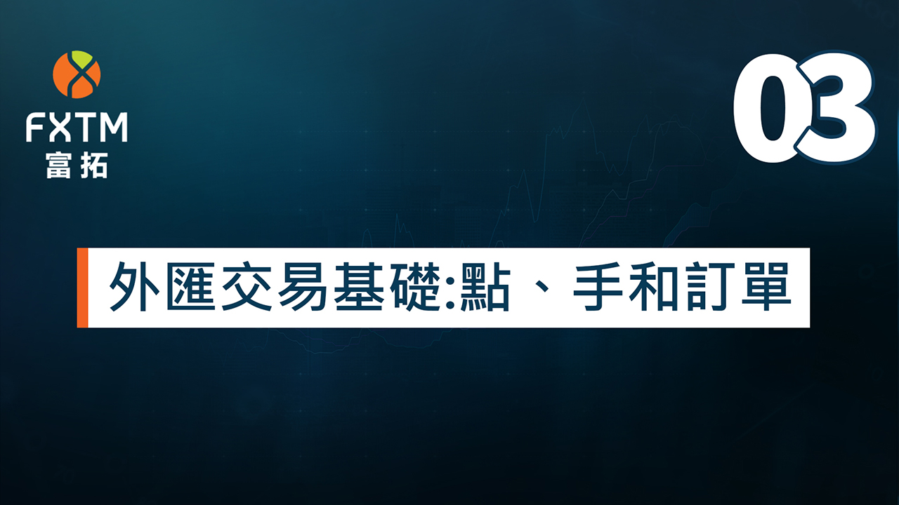 外匯交易基礎：點、手和訂單